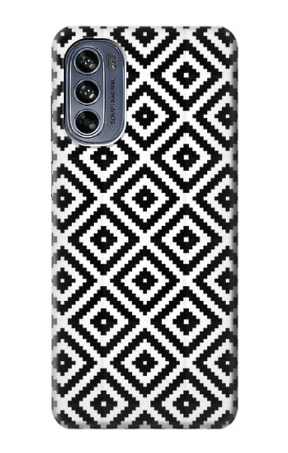 W3424 Ruta Pattern Funda Carcasa Case y Caso Del Tirón Funda para Motorola Moto G62 5G