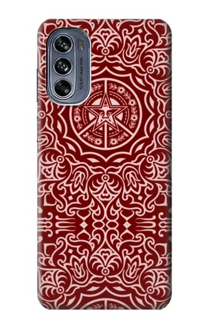 W3556 Yen Pattern Funda Carcasa Case y Caso Del Tirón Funda para Motorola Moto G62 5G