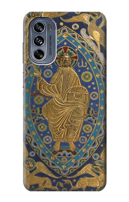 W3620 Book Cover Christ Majesty Funda Carcasa Case y Caso Del Tirón Funda para Motorola Moto G62 5G