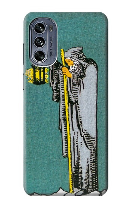 W3741 Tarot Card The Hermit Funda Carcasa Case y Caso Del Tirón Funda para Motorola Moto G62 5G