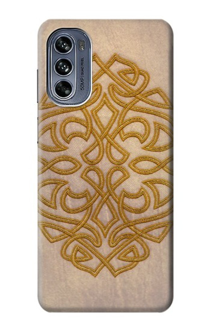 W3796 Celtic Knot Funda Carcasa Case y Caso Del Tirón Funda para Motorola Moto G62 5G