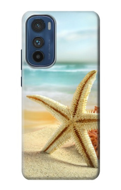 W1117 Starfish on the Beach Funda Carcasa Case y Caso Del Tirón Funda para Motorola Edge 30