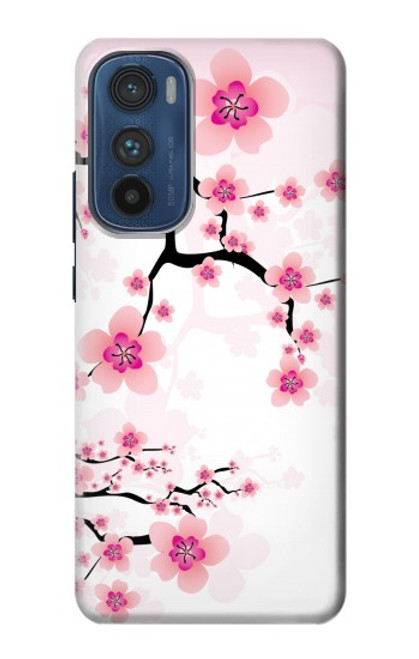 W2359 Plum Blossom Funda Carcasa Case y Caso Del Tirón Funda para Motorola Edge 30