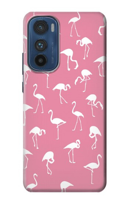 W2858 Pink Flamingo Pattern Funda Carcasa Case y Caso Del Tirón Funda para Motorola Edge 30