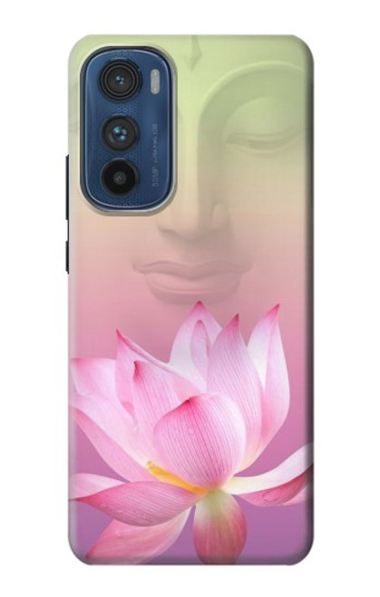 W3511 Lotus flower Buddhism Funda Carcasa Case y Caso Del Tirón Funda para Motorola Edge 30