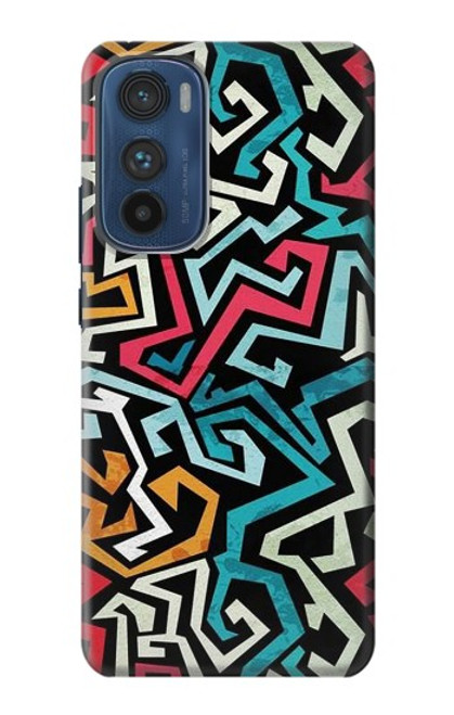 W3712 Pop Art Pattern Funda Carcasa Case y Caso Del Tirón Funda para Motorola Edge 30