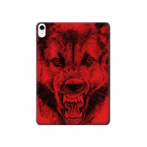 W1090 Red Wolf Funda Carcasa Case para iPad 10.9 (2022)