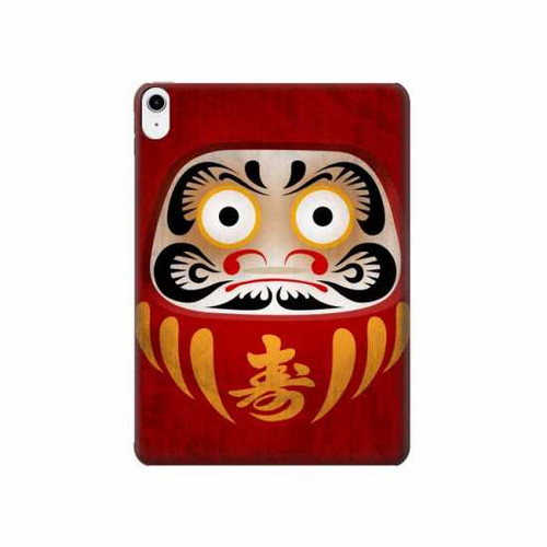 W3023 Japan Good Luck Daruma Doll Funda Carcasa Case para iPad 10.9 (2022)