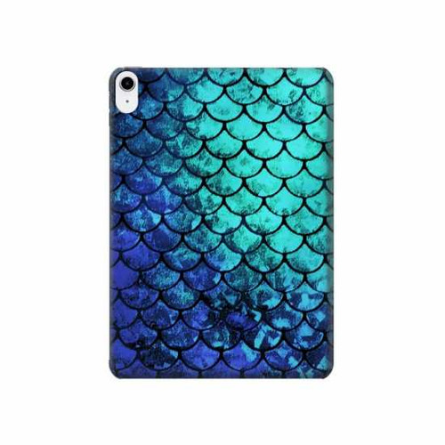W3047 Green Mermaid Fish Scale Funda Carcasa Case para iPad 10.9 (2022)