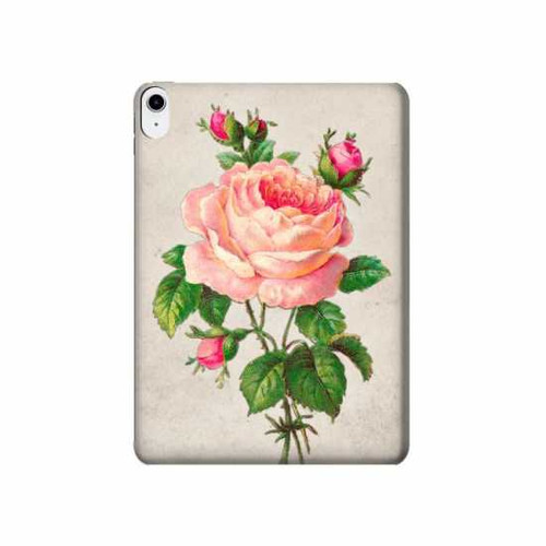 W3079 Vintage Pink Rose Funda Carcasa Case para iPad 10.9 (2022)