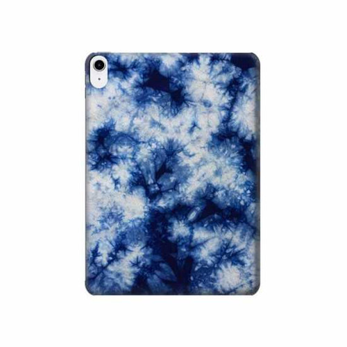 W3439 Fabric Indigo Tie Dye Funda Carcasa Case para iPad 10.9 (2022)