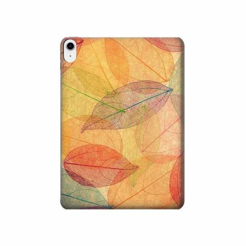 W3686 Fall Season Leaf Autumn Funda Carcasa Case para iPad 10.9 (2022)