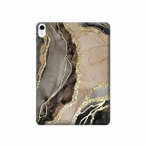 W3700 Marble Gold Graphic Printed Funda Carcasa Case para iPad 10.9 (2022)