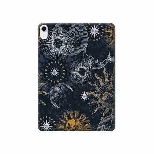 W3702 Moon and Sun Funda Carcasa Case para iPad 10.9 (2022)