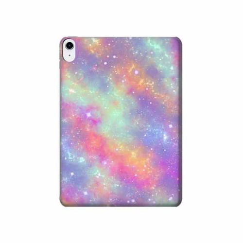 W3706 Pastel Rainbow Galaxy Pink Sky Funda Carcasa Case para iPad 10.9 (2022)