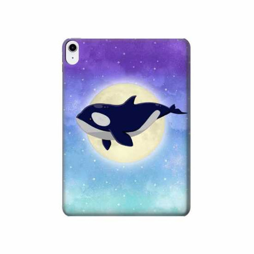W3807 Killer Whale Orca Moon Pastel Fantasy Funda Carcasa Case para iPad 10.9 (2022)