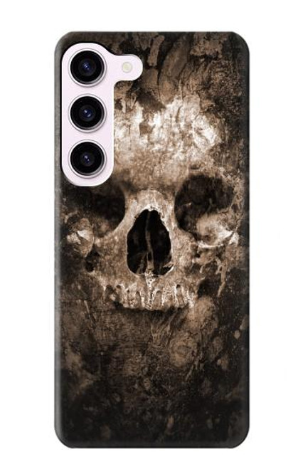 W0552 Skull Funda Carcasa Case y Caso Del Tirón Funda para Samsung Galaxy S23