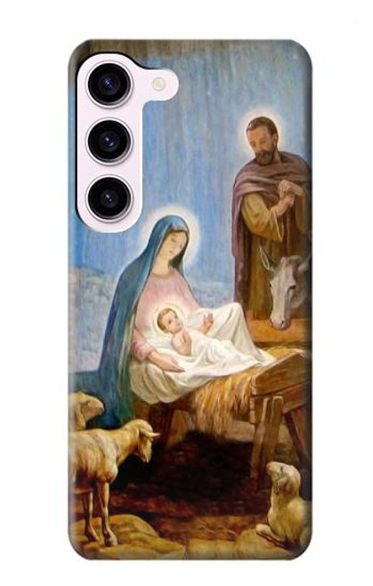 W2276 The Nativity Funda Carcasa Case y Caso Del Tirón Funda para Samsung Galaxy S23