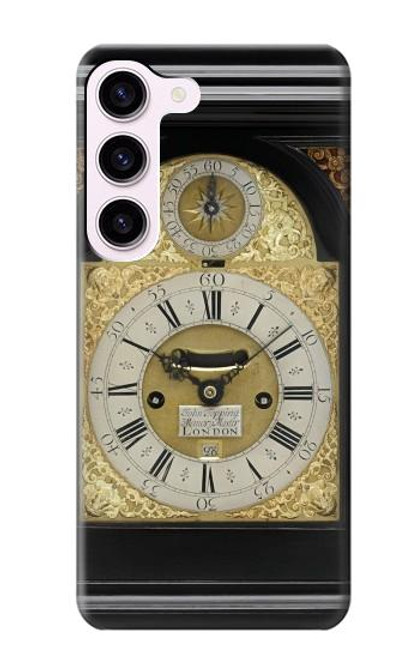 W3144 Antique Bracket Clock Funda Carcasa Case y Caso Del Tirón Funda para Samsung Galaxy S23