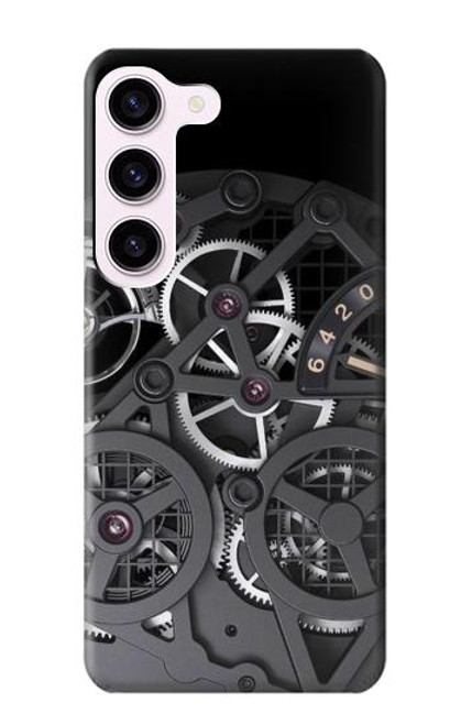 W3176 Inside Watch Black Funda Carcasa Case y Caso Del Tirón Funda para Samsung Galaxy S23