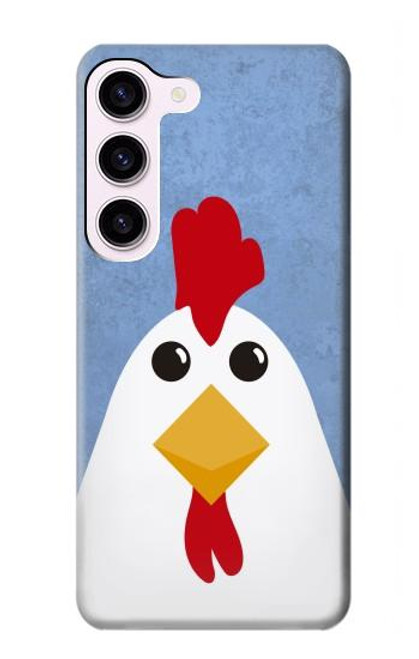 W3254 Chicken Cartoon Funda Carcasa Case y Caso Del Tirón Funda para Samsung Galaxy S23