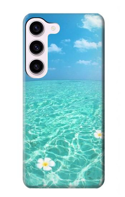 W3720 Summer Ocean Beach Funda Carcasa Case y Caso Del Tirón Funda para Samsung Galaxy S23