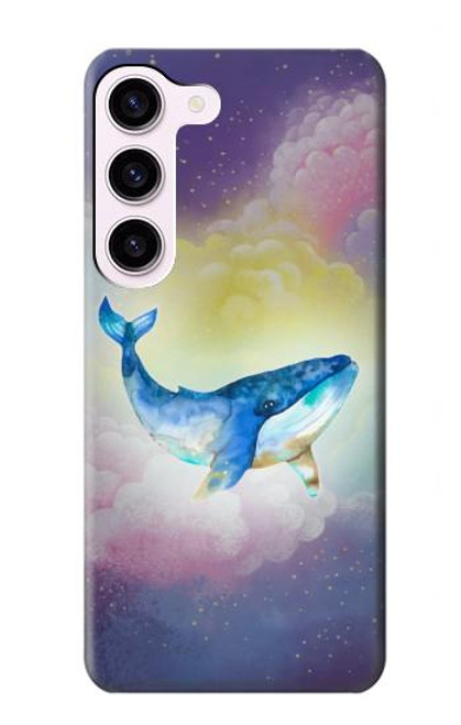 W3802 Dream Whale Pastel Fantasy Funda Carcasa Case y Caso Del Tirón Funda para Samsung Galaxy S23