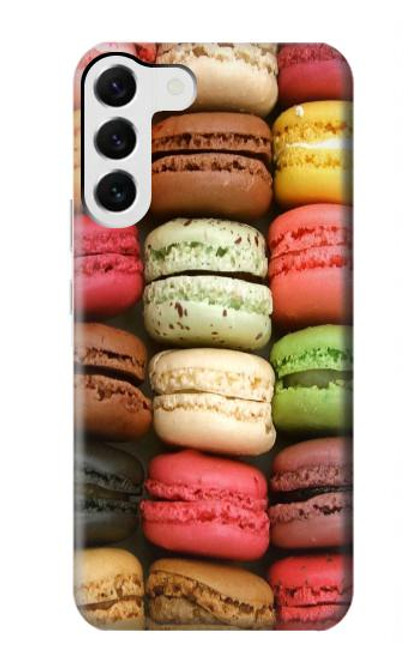 W0080 Macarons Funda Carcasa Case y Caso Del Tirón Funda para Samsung Galaxy S23 Plus