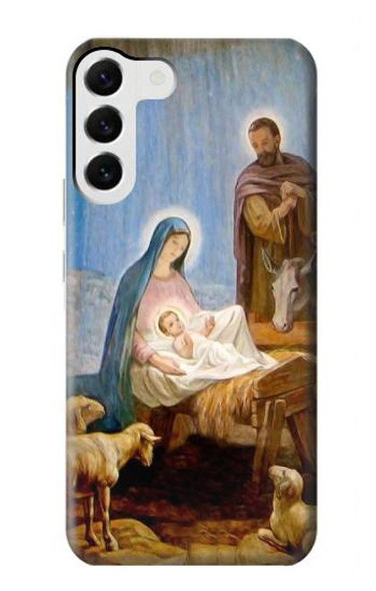 W2276 The Nativity Funda Carcasa Case y Caso Del Tirón Funda para Samsung Galaxy S23 Plus