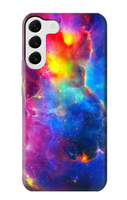 W3371 Nebula Sky Funda Carcasa Case y Caso Del Tirón Funda para Samsung Galaxy S23 Plus