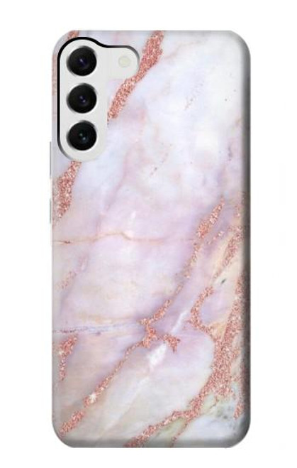 W3482 Soft Pink Marble Graphic Print Funda Carcasa Case y Caso Del Tirón Funda para Samsung Galaxy S23 Plus