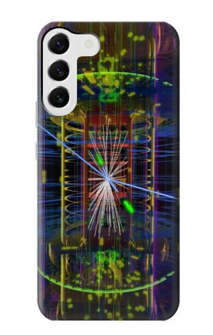 W3545 Quantum Particle Collision Funda Carcasa Case y Caso Del Tirón Funda para Samsung Galaxy S23 Plus