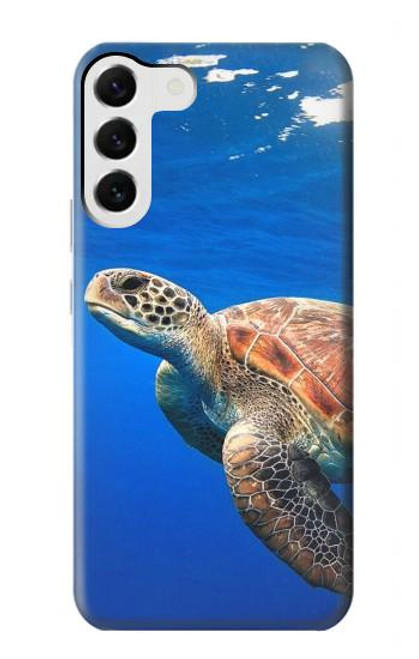 W3898 Sea Turtle Funda Carcasa Case y Caso Del Tirón Funda para Samsung Galaxy S23 Plus