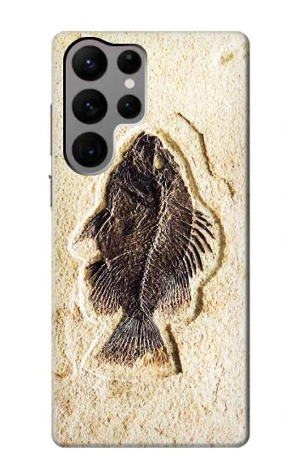 W2562 Fossil Fish Funda Carcasa Case y Caso Del Tirón Funda para Samsung Galaxy S23 Ultra