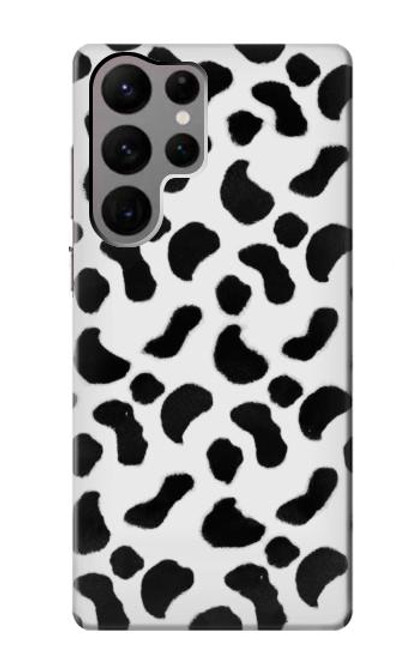 W2728 Dalmatians Texture Funda Carcasa Case y Caso Del Tirón Funda para Samsung Galaxy S23 Ultra