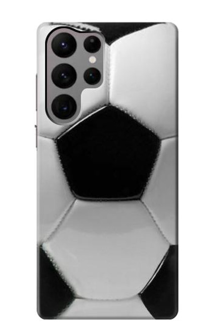 W2964 Football Soccer Ball Funda Carcasa Case y Caso Del Tirón Funda para Samsung Galaxy S23 Ultra
