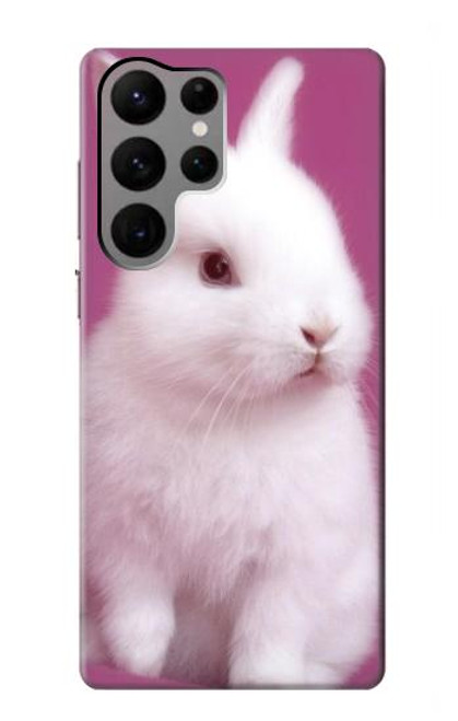 W3870 Cute Baby Bunny Funda Carcasa Case y Caso Del Tirón Funda para Samsung Galaxy S23 Ultra