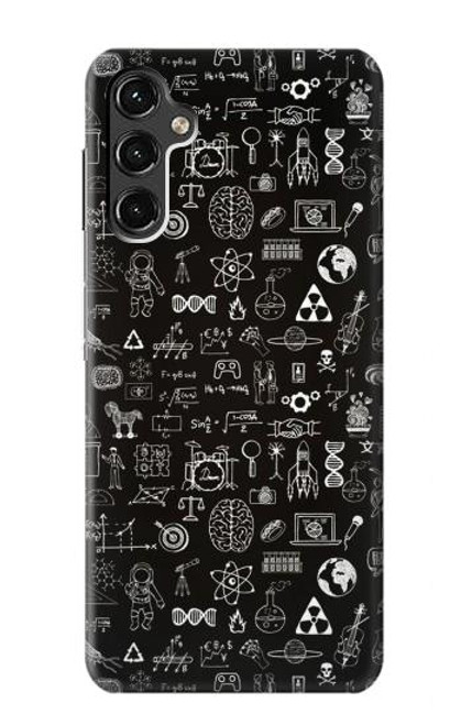 W3426 Blackboard Science Funda Carcasa Case y Caso Del Tirón Funda para Samsung Galaxy A14 5G