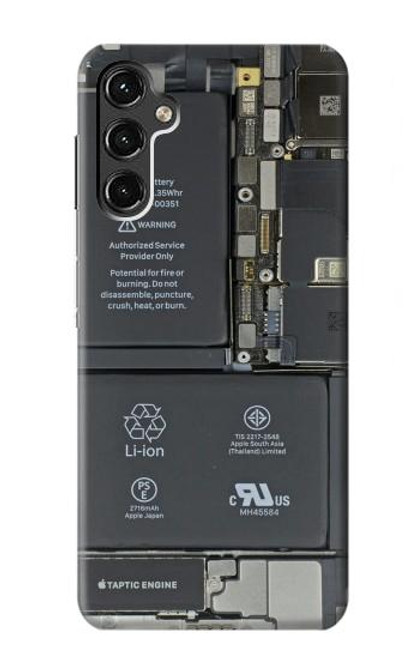 W3467 Inside Mobile Phone Graphic Funda Carcasa Case y Caso Del Tirón Funda para Samsung Galaxy A14 5G