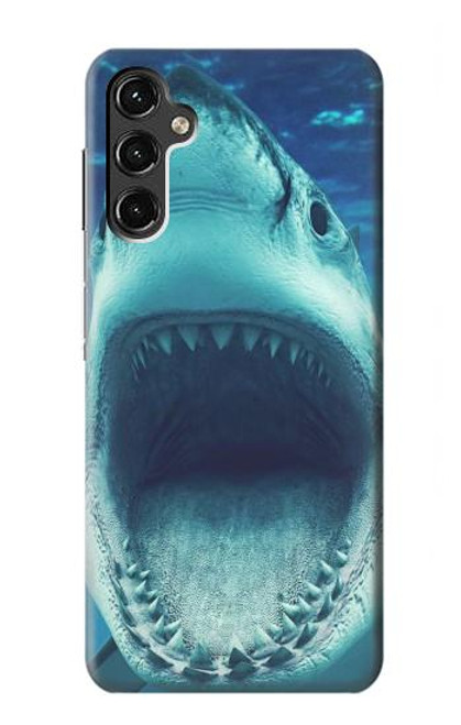 W3548 Tiger Shark Funda Carcasa Case y Caso Del Tirón Funda para Samsung Galaxy A14 5G