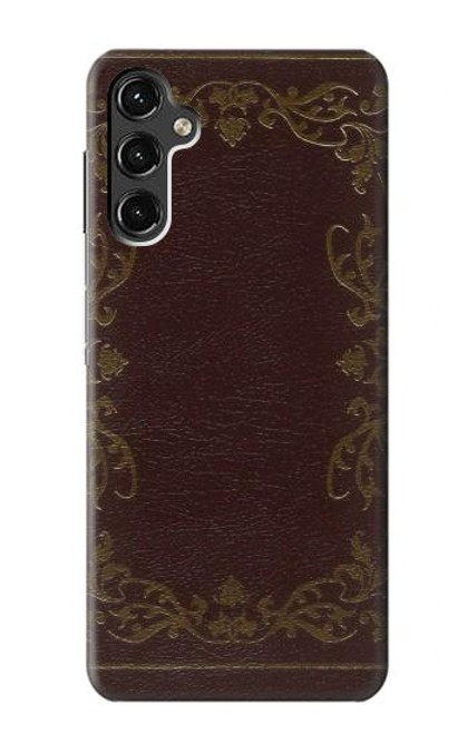 W3553 Vintage Book Cover Funda Carcasa Case y Caso Del Tirón Funda para Samsung Galaxy A14 5G