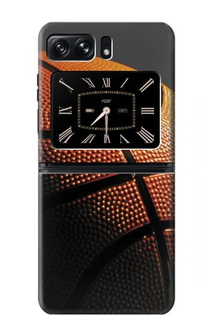 W0980 Basketball Sport Funda Carcasa Case y Caso Del Tirón Funda para Motorola Moto Razr 2022