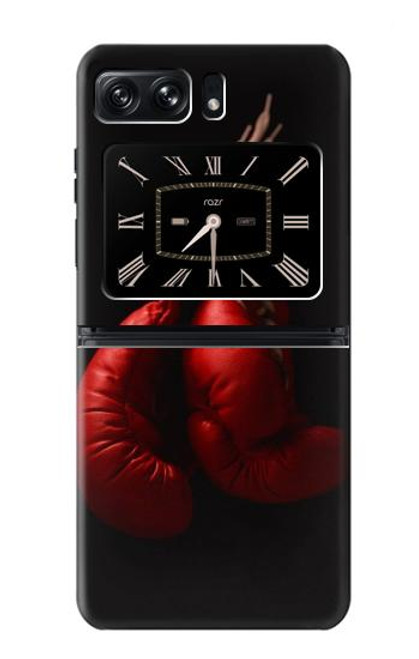 W1253 Boxing Glove Funda Carcasa Case y Caso Del Tirón Funda para Motorola Moto Razr 2022