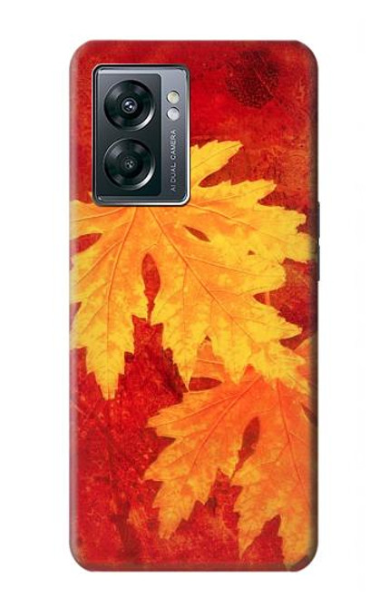 W0479 Maple Leaf Funda Carcasa Case y Caso Del Tirón Funda para OnePlus Nord N300