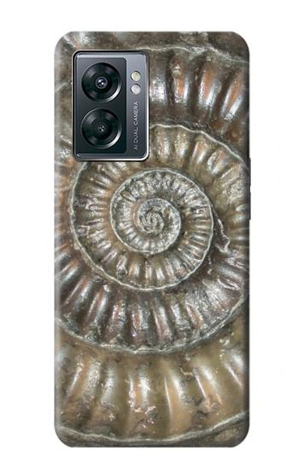 W1788 Ammonite Fossil Funda Carcasa Case y Caso Del Tirón Funda para OnePlus Nord N300