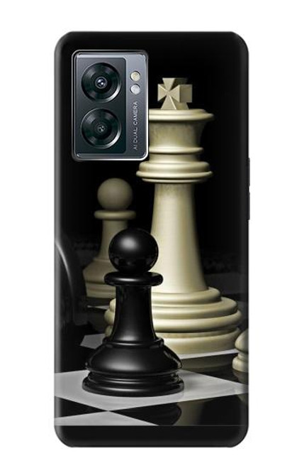 W2262 Chess King Funda Carcasa Case y Caso Del Tirón Funda para OnePlus Nord N300