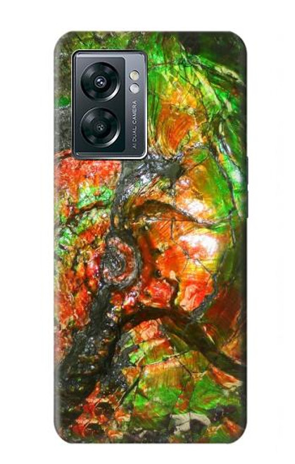 W2694 Ammonite Fossil Funda Carcasa Case y Caso Del Tirón Funda para OnePlus Nord N300