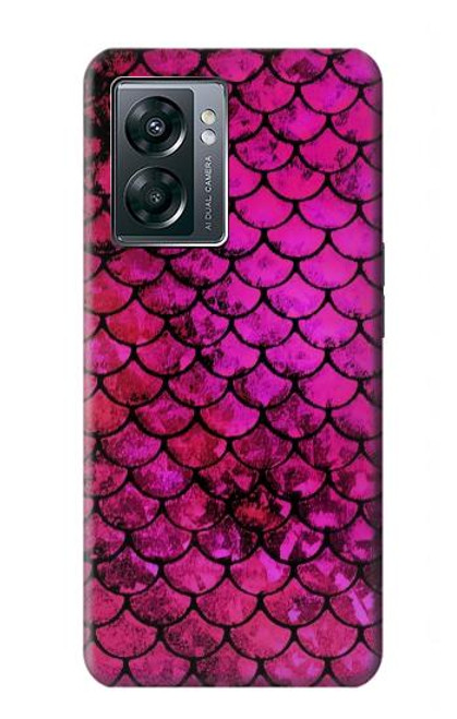 W3051 Pink Mermaid Fish Scale Funda Carcasa Case y Caso Del Tirón Funda para OnePlus Nord N300