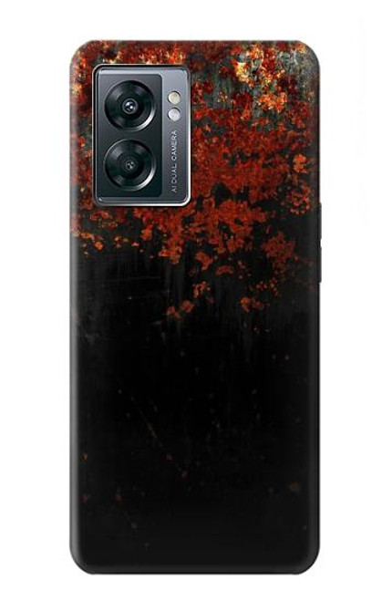 W3071 Rusted Metal Texture Graphic Funda Carcasa Case y Caso Del Tirón Funda para OnePlus Nord N300