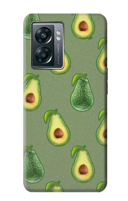 W3285 Avocado Fruit Pattern Funda Carcasa Case y Caso Del Tirón Funda para OnePlus Nord N300